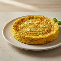 Frittata ai fiori di zucca e zafferano