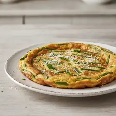 Frittata con fagiolini in friggitrice ad aria
