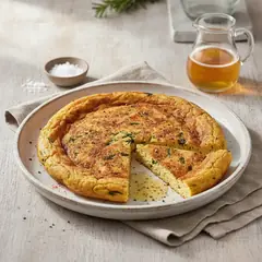 Frittata con farina di ceci