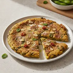 Frittata di scorze di fave