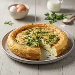 Frittata leggera al prezzemolo