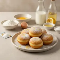 Frittelle soffici al limone