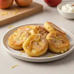 Frittelline di mele e ricotta