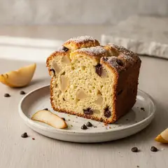 Fugassa pere e cioccolato