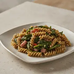Fusilli con cavolo nero e pancetta