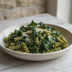 Fusilloni con crema di cavolo nero