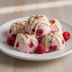 Gelatini ai lamponi e cioccolato