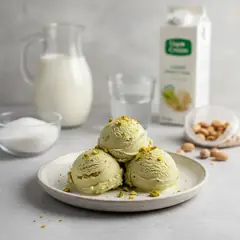 Gelato al pistacchio senza gelatiera