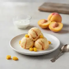 Gelato alla pesca