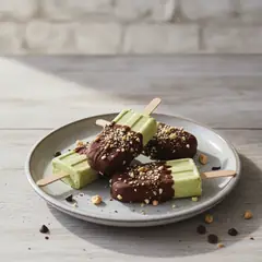 Ghiaccioli avocado e cioccolato