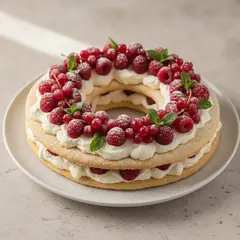 Ghirlanda dolce di Natale con Pavesini