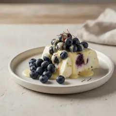 Dolce valtellinese ai mirtilli e zafferano
