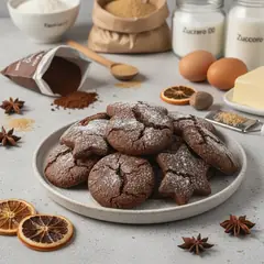 Gingerbread cookies al cacao