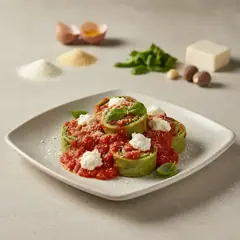 Girelle di pasta agli spinaci
