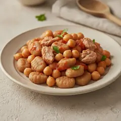 Gnocchetti integrali ai ceci e tonno