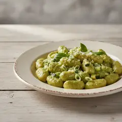 Gnocchi con crema di zucchine
