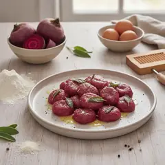 Gnocchi di barbabietola