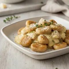 Gnocchi di farro con crema al Grana Padano