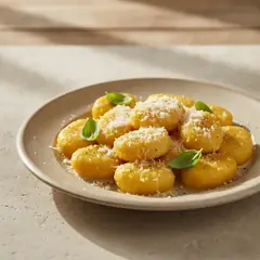 Gnocchi di ricotta e curcuma