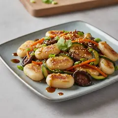 Gnocchi di riso con verdure