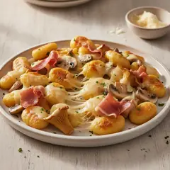 Gnocchi gratinati ai funghi