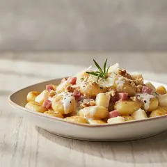 Gnocchi speck e toma