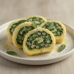 Gnoccone agli spinaci