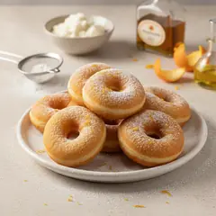 Graffe senza lievitazione e senza uova