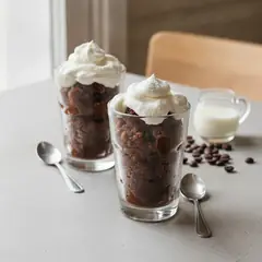 Granita al caffè con panna