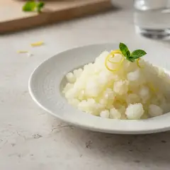 Granita al limone senza gelatiera