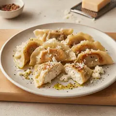 Gyoza cacio e pepe