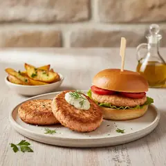 Hamburger di salmone