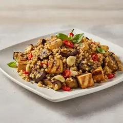 Insalata di bulgur vegana