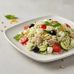 Insalata di riso al pesto e agrumi