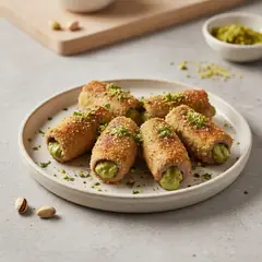 Involtini di carne al pistacchio