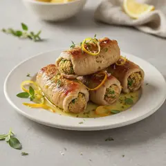Involtini di lonza al limone