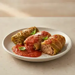 Involtini di verza con carne
