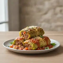 Involtini di verza ripieni