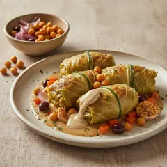 Involtini di verza vegetariani