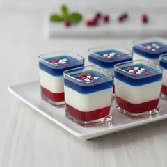 Jelly shot a stelle e strisce