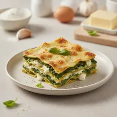 Lasagne alla crema di pesto, ricotta e spinaci