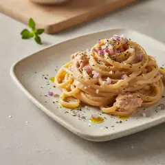 Linguine alla crema di tonno
