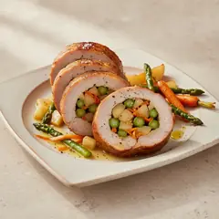 Lonza di maiale ripiena