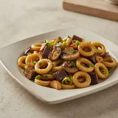 Lorighittas con melanzane e funghi
