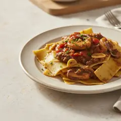 Maltagliati al ragù di seppia