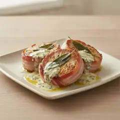 Medaglioni di maiale al roquefort