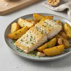 Merluzzo al forno con patate