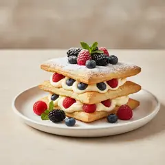 Millefoglie ai frutti di bosco
