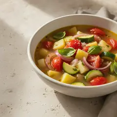 Minestra di verdure estiva