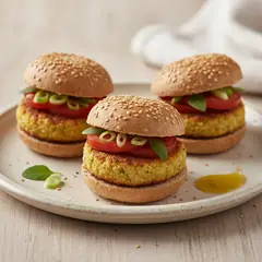 Mini burger di quinoa